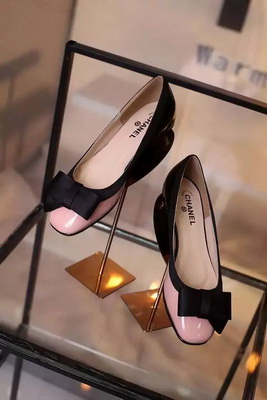 CHANEL Shallow mouth flat shoes Women--102